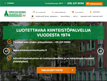 Tablet Screenshot of kirkkonummenhuolto.fi
